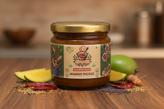 Mango Pickle 250g Jar Mockup
